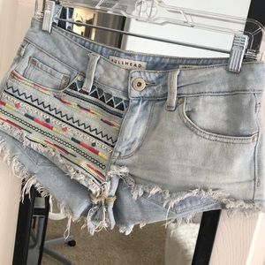 Bullhead Denim Co Shorty Denim Shorts Size 3